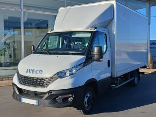 Caja cerrada con plataforma elevadora IVECO 35C14 20m3