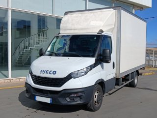 Caja cerrada con plataforma elevadora IVECO 35C16 20m3